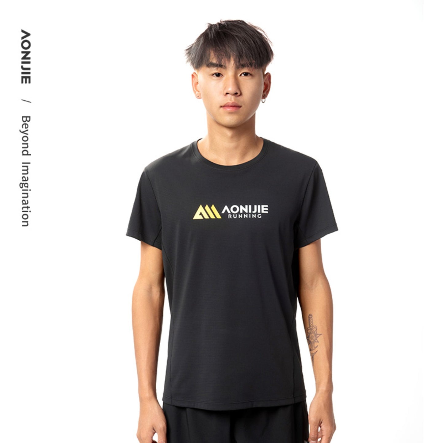 AONIJIE  Men Quick Dry Breathable Sports T-Shirt  - FM5198