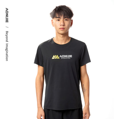 AONIJIE  Men Quick Dry Breathable Sports T-Shirt  - FM5198