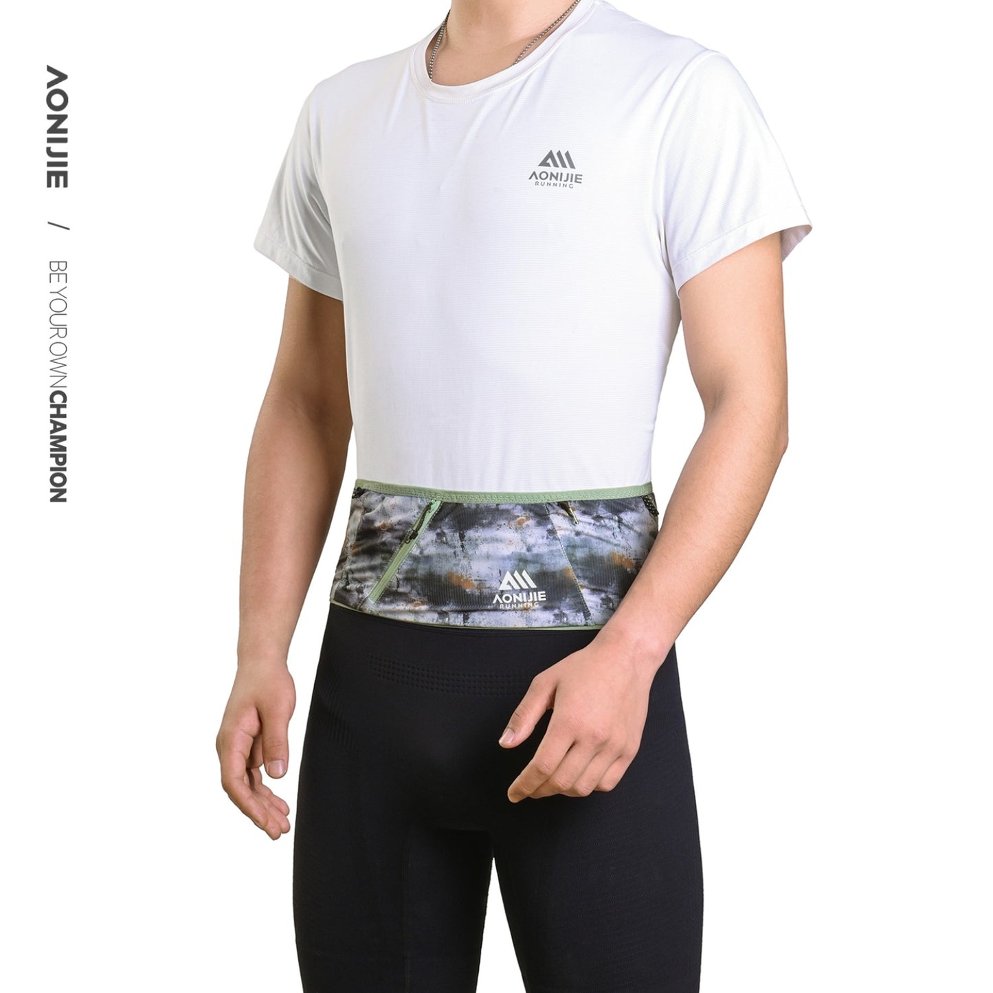 AONIJIE Printed Athletic Running Belt -W8142