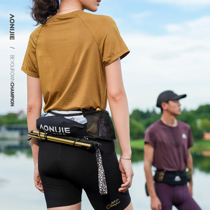 AONIJIE Upgraded 360° Storage Waist Pack with 500ml Bottle -W8141