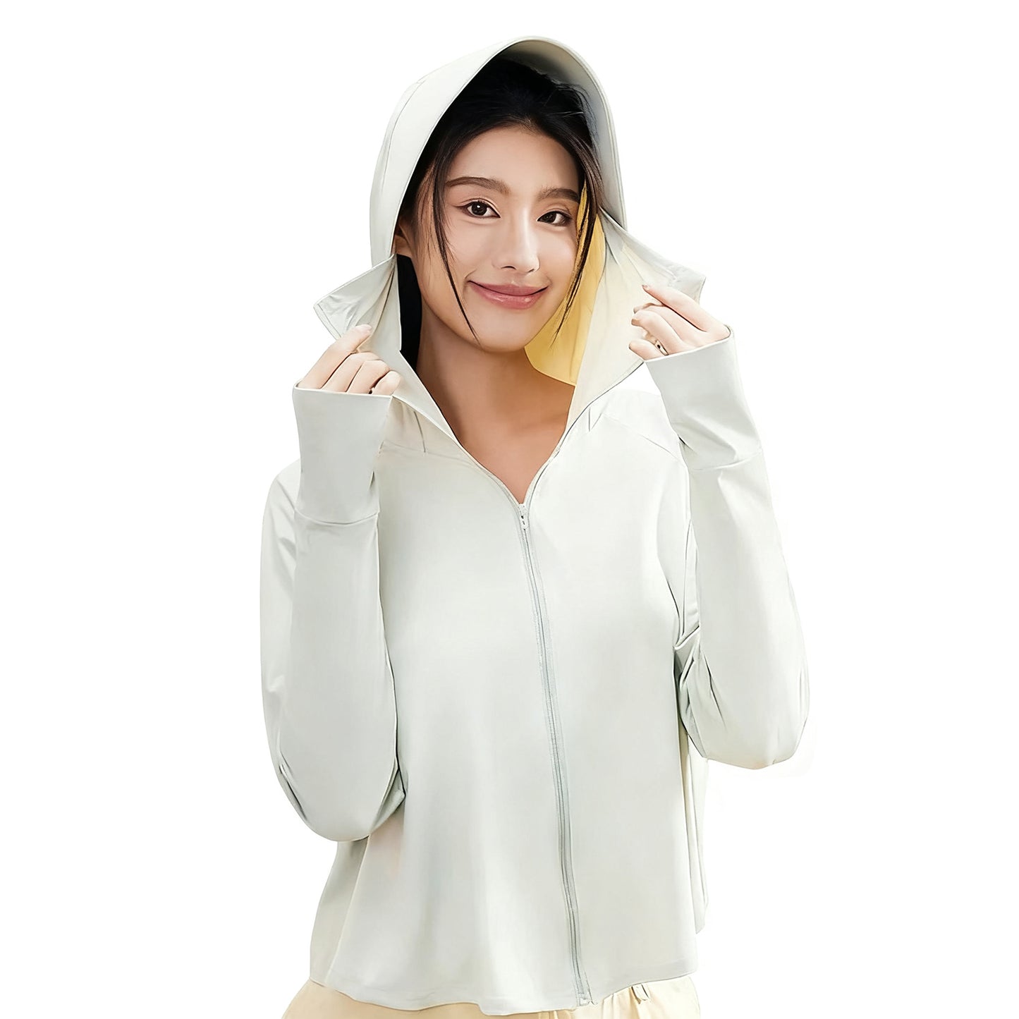 Ice-titanium Yarn Women's Sun Jacket-9801
