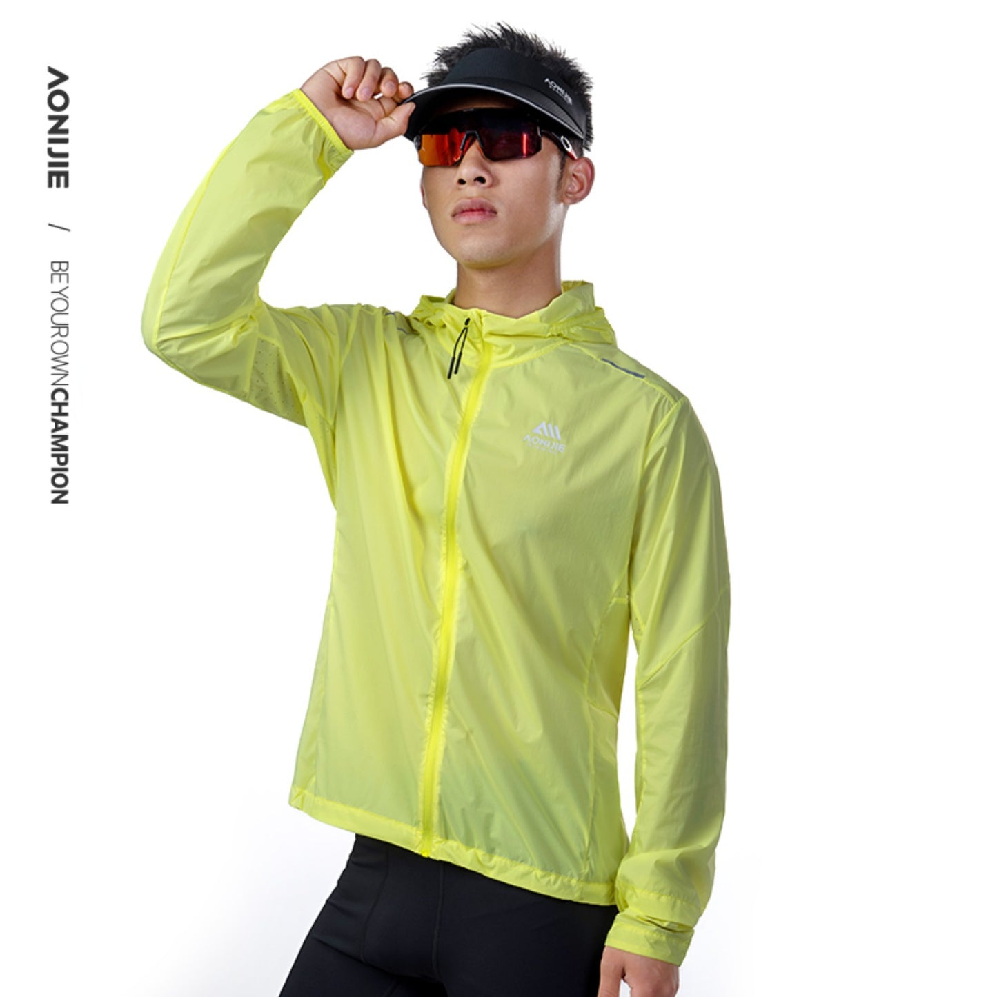 AONIJIE Men Waterproof UPF 50+ Running Jacket -FM5225