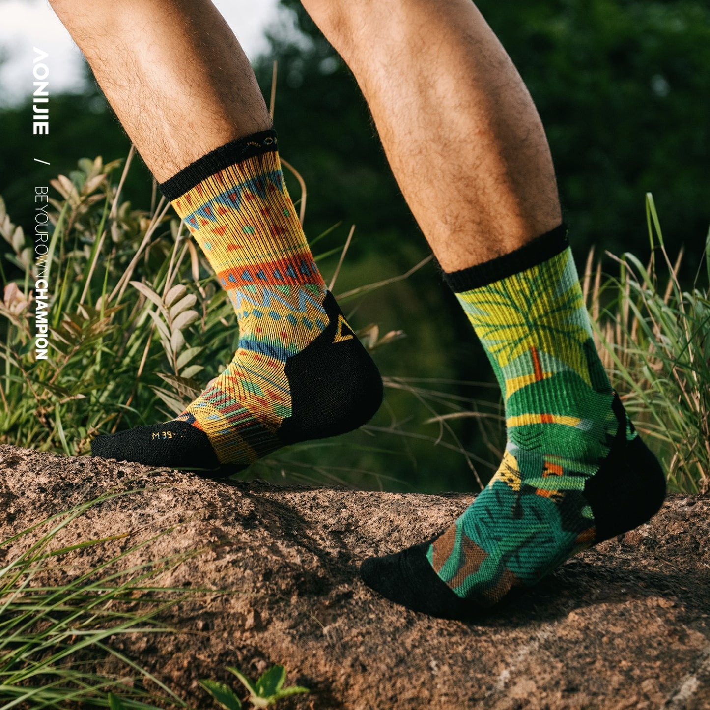 AONIJIE One Pair Merino Wool Socks -E4847