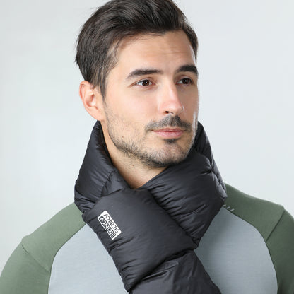 AONIJIE 800FP White Duck Down Scarf -M36