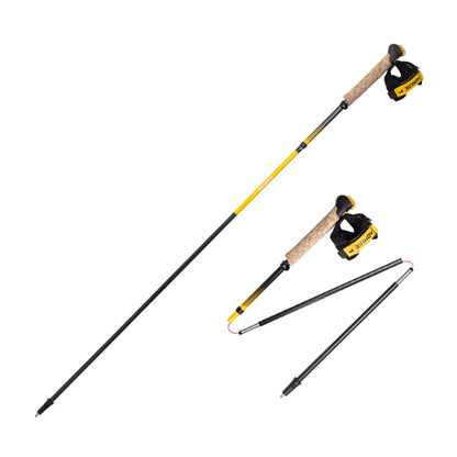 AONIJIE Cork Grip Carbon Fiber Trail Running Poles -E4218