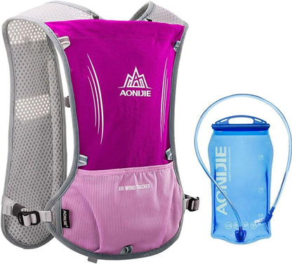 AONIJIE 5L Hydration Pack with 1.5L Bladder – Lightweight Running Vest- E913S
