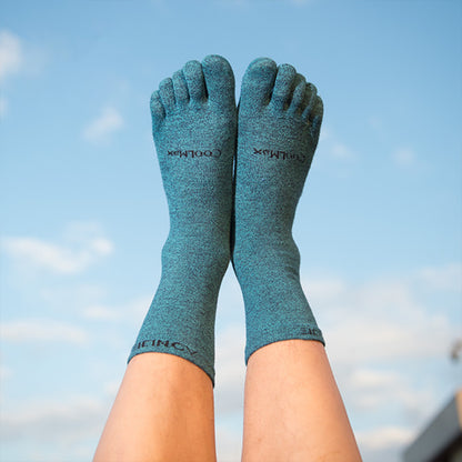 AONIJIE 3Pairs Medium Long Sport Toe Socks-E4830