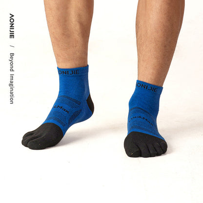 AONIJIE 3 Pairs Professional Running Toe Socks-E4840