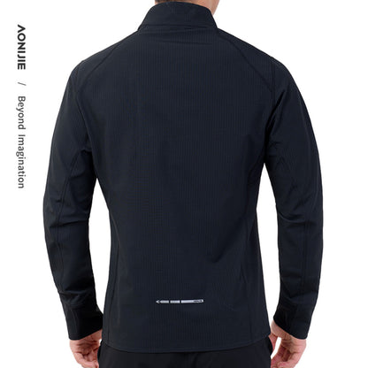 AONIJIE  Men Stand-Up Collar Athletic Outdoor Jacket-FM5206