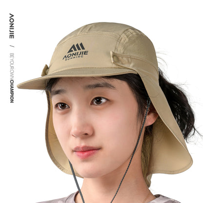 AONIJIE Sun Protection Neck Cape Hat -E4625