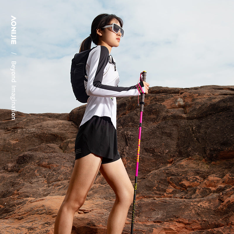 AONIJIE 3K Carbon Fiber Professional Trekking Poles-E4214