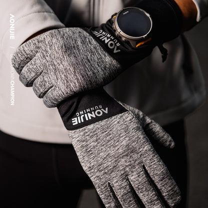 AONIJIE  Lightweight Sports Gloves with Watch Window-M61