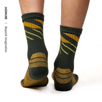 AONIJIE One Pair Crew Athletic Five-Toe Socks -E4846
