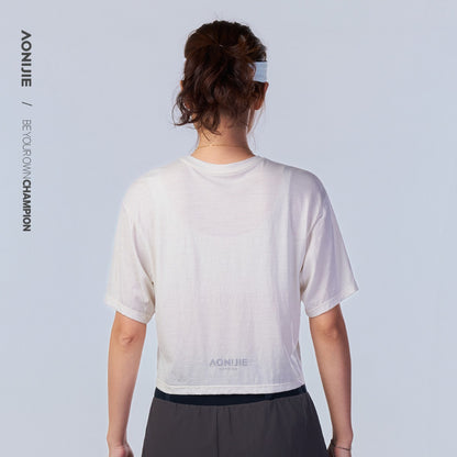 AONIJIE Women's Wool Athletic T-shirt -FW6266