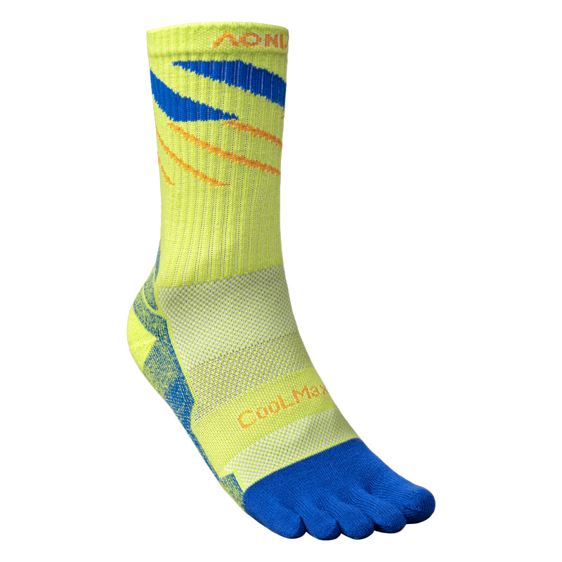 AONIJIE One Pair Crew Athletic Five-Toe Socks -E4846