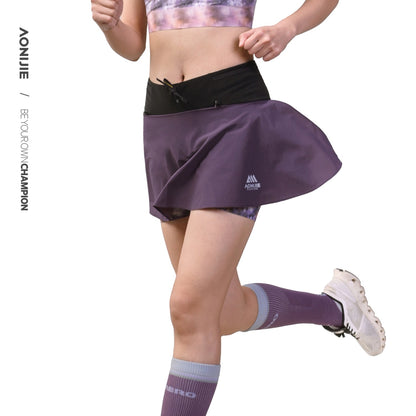 AONIJIE Running Waist Pack Skirt -FW6261