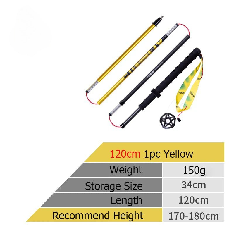 AONIJIE Carbon + Aluminum Folding Trekking Poles -E4210