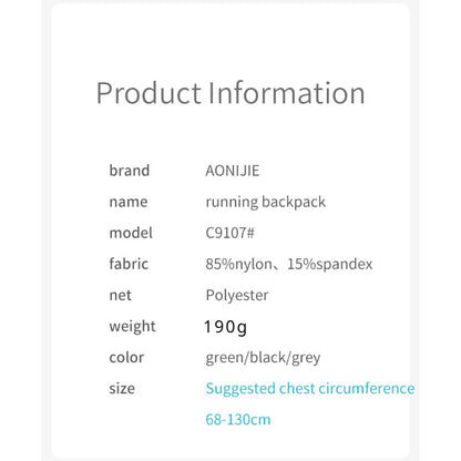 AONIJIE C9107 Running Hydration Backpack