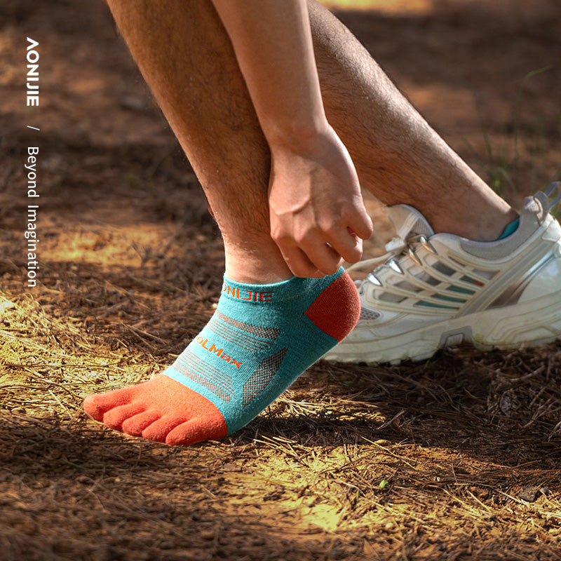 AONIJIE 3 Pairs Four-Season Wearable Toe Socks -E4801 E4802