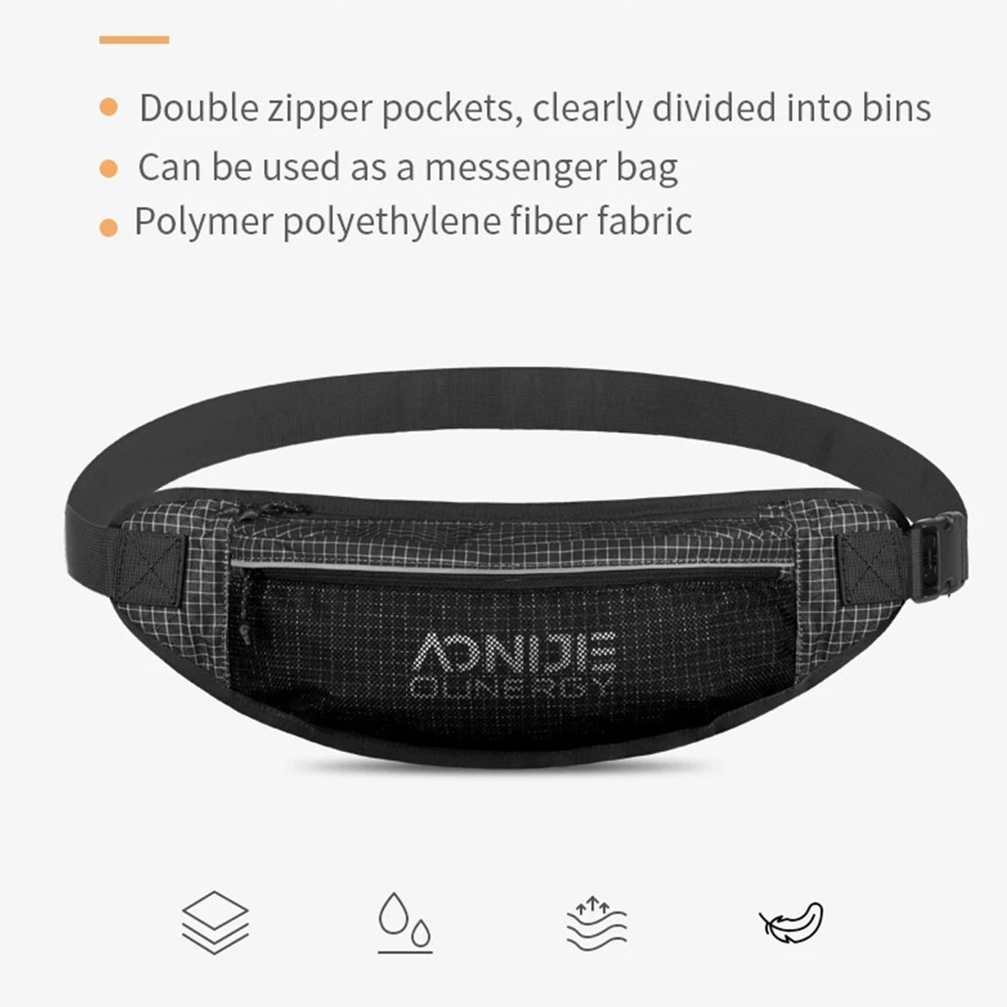 AONIJIE Outdoor Lightweight Sports Waist Bag-W8111