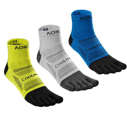 AONIJIE 3 Pairs Professional Running Toe Socks-E4840