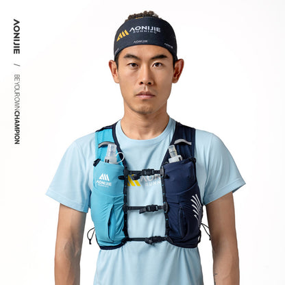AONIJIE Unisex Tibetan Blue 10L Hydration Running Vest - C9116