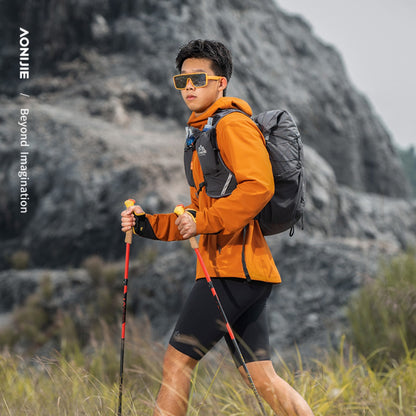 AONIJIE Men Windproof Fleece-Lined Outdoor Jacket -FM5207