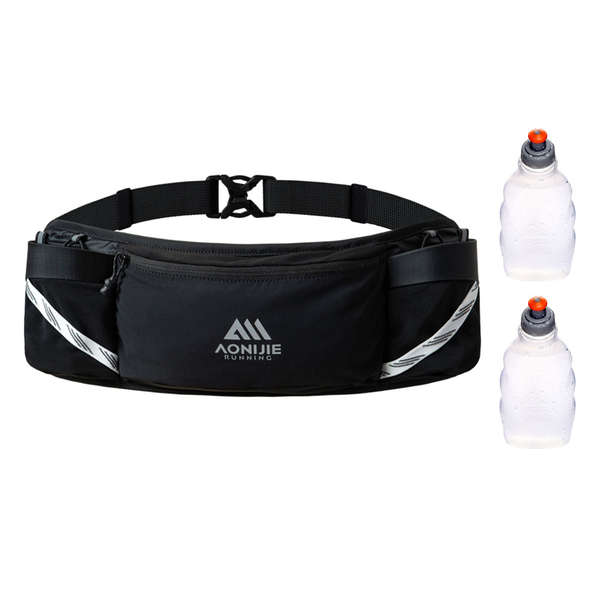 [ US Only ] AONIJIE Running Belt with 2 Bottles - W8125
