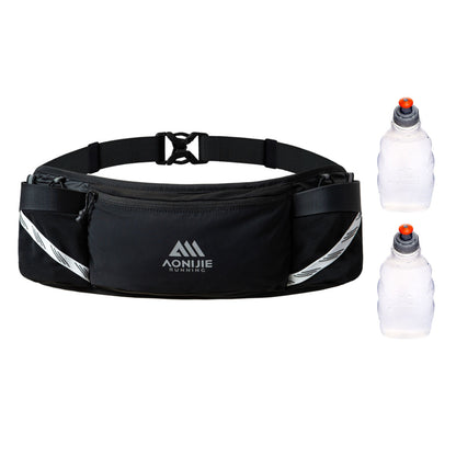 [ US Only ] AONIJIE Running Belt with 2 Bottles - W8125