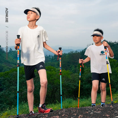 AONIJIE Kids' Adjustable Aluminum Trekking Poles -E4245