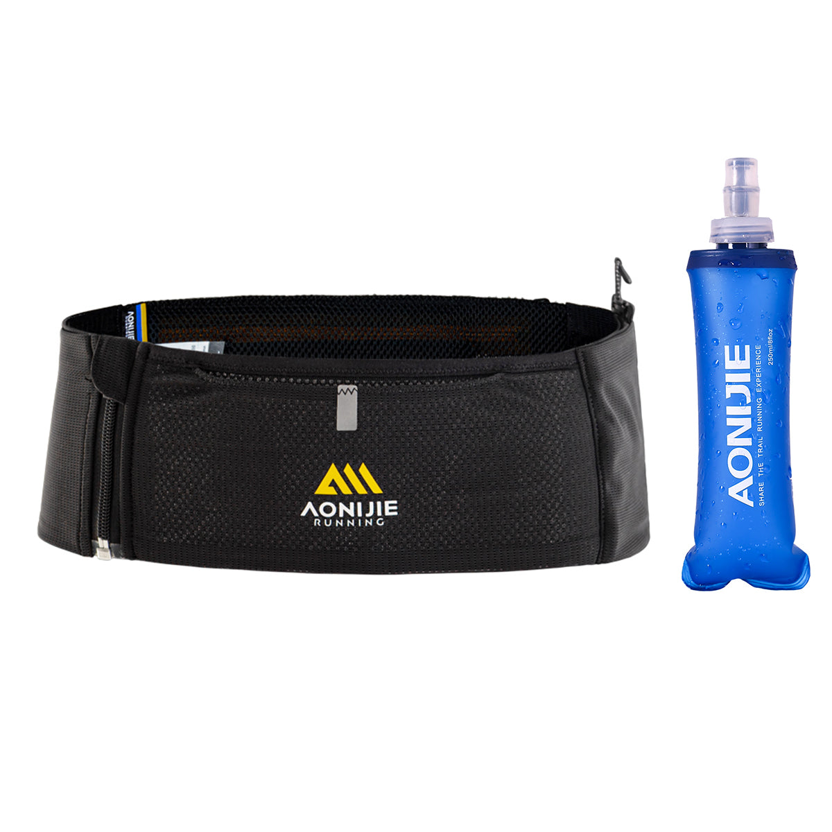 [ US Only ] AONIJIE Zipper Design Running Waist Bag - W8122