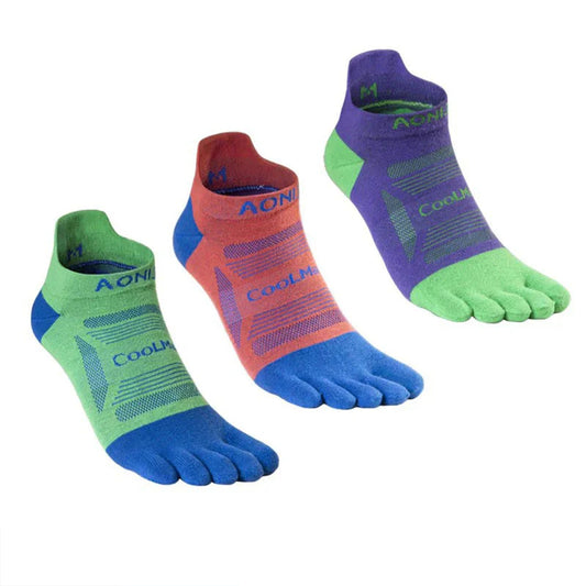 AONIJIE 3 Pairs Quick-Drying & Breathable Sports Toe Socks-E4837