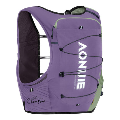AONIJIE 10L Purple-green Trail Running Backpack - C9116