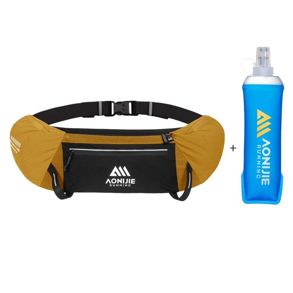 AONIJIE  Running Waist Pack with 500ml Soft Flask-W8138