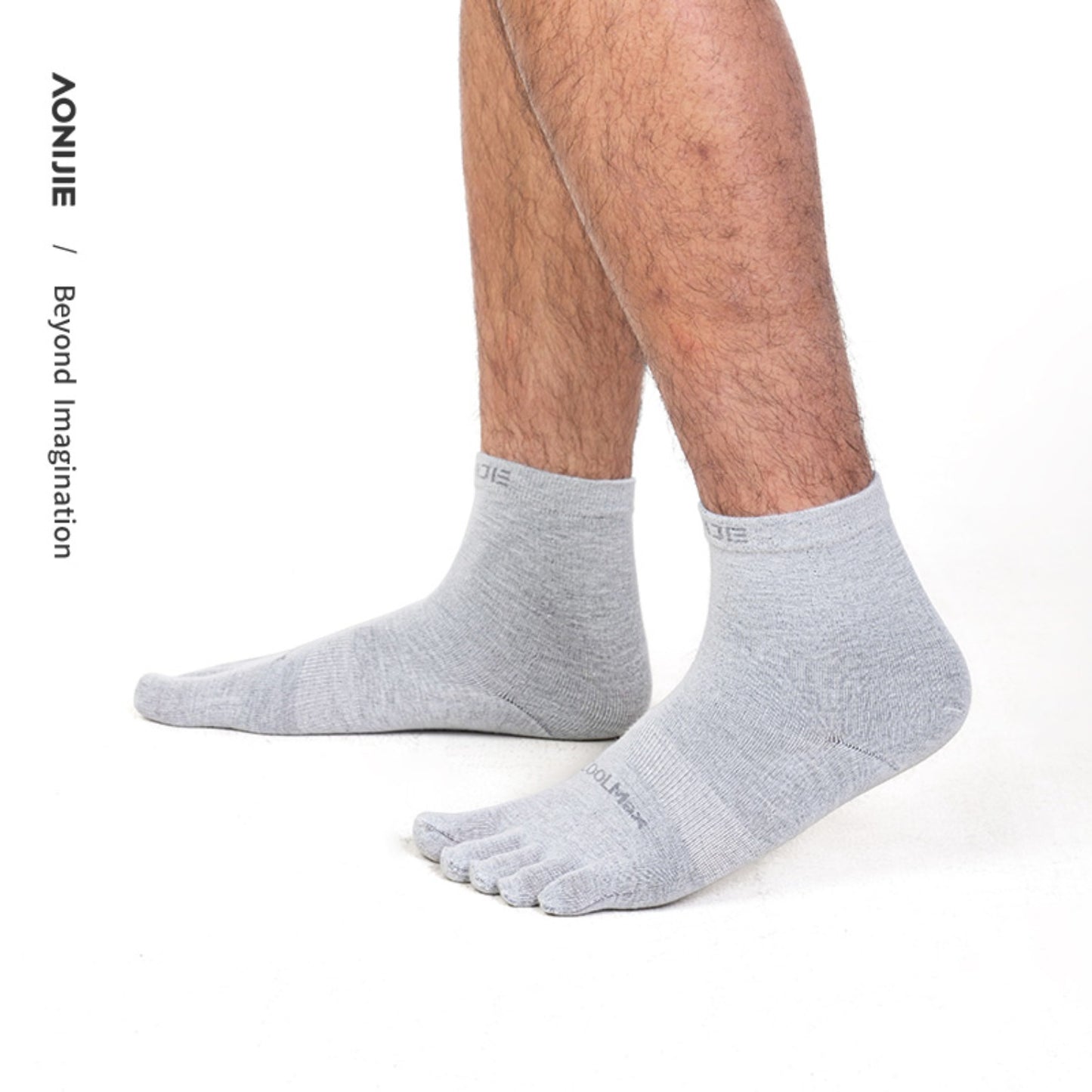 AONIJIE 3-Pair Mid-Length Five Toe Socks -E4845