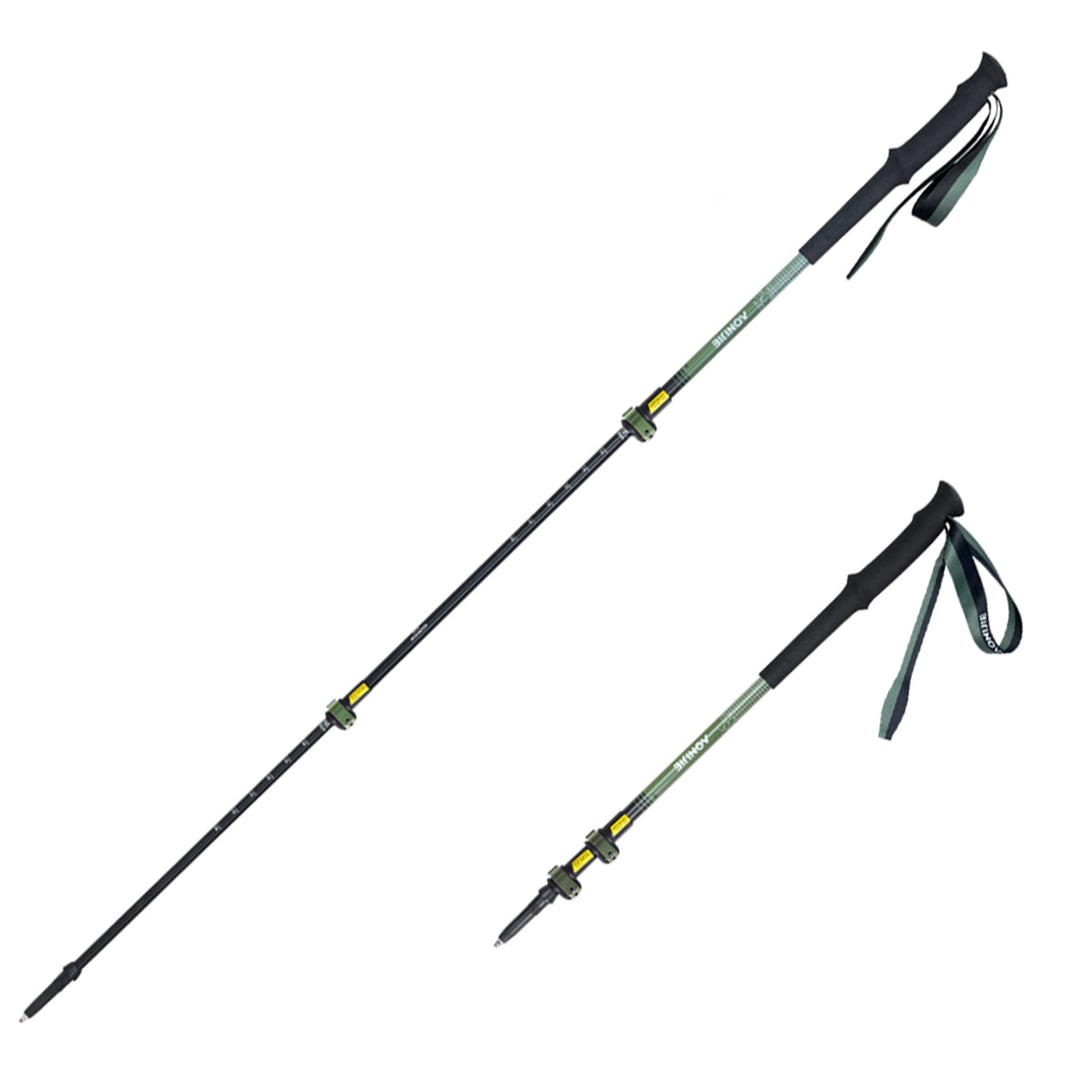 AONIJIE Aluminum Alloy Telescopic Hiking Poles -E4215