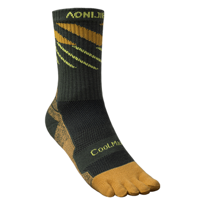 AONIJIE One Pair Crew Athletic Five-Toe Socks -E4846