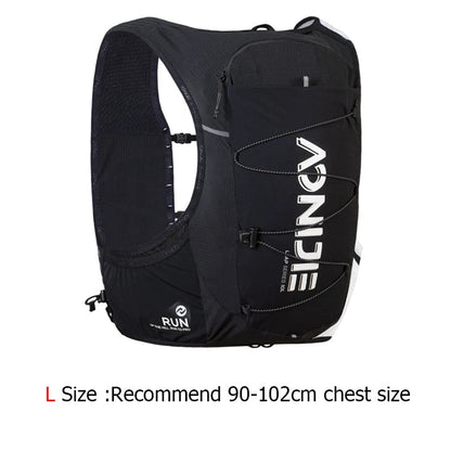 AONIJIE C9116 hydration backpack lifestyle action shot on trail