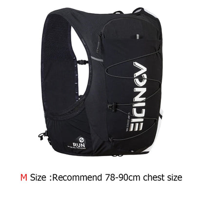 AONIJIE C9116 hydration backpack black-red colorway
