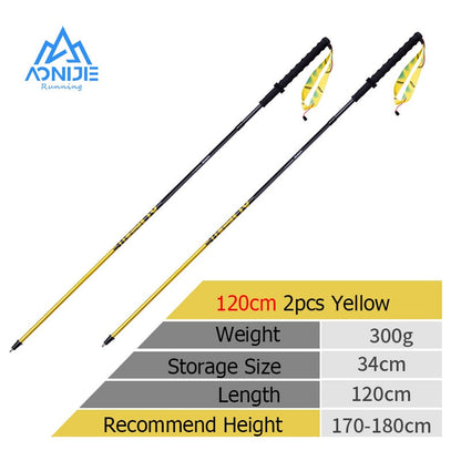 AONIJIE E4210 110CM 120CM Carbon Fiber Trekking Poles