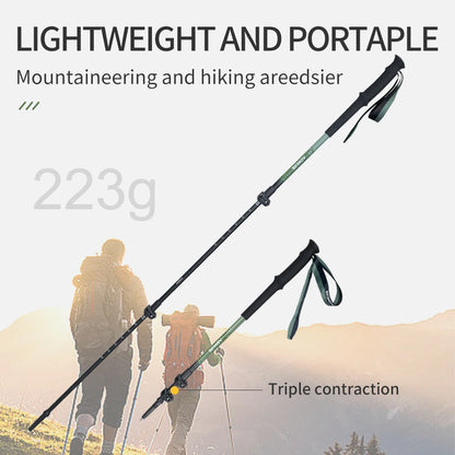 AONIJIE Collapsible Trekking Poles – Lightweight & Adjustable for Trail Running-E4215