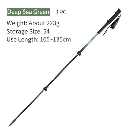 AONIJIE Collapsible Trekking Poles – Lightweight & Adjustable for Trail Running-E4215