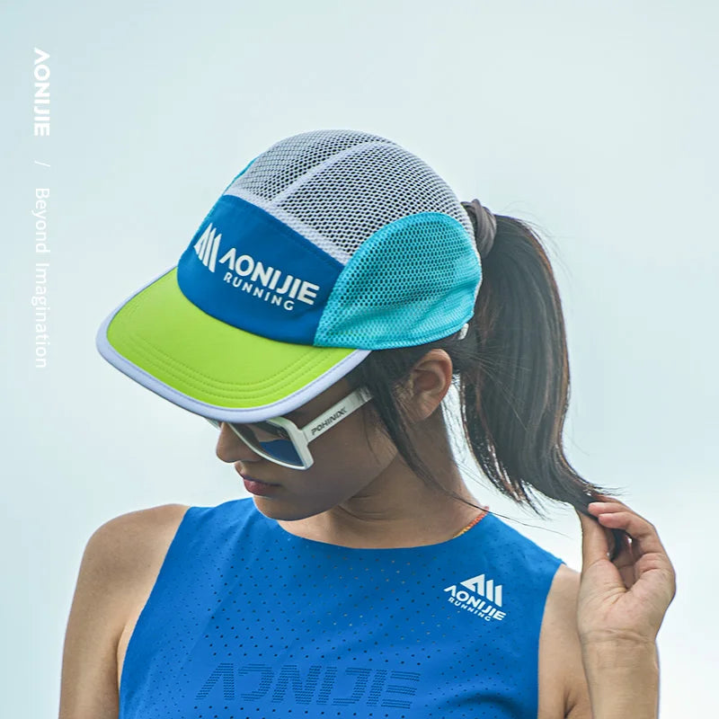 AONIJIE - Ultra-Light Running Cap - Sweat-Wicking, Breathable, UV Shield - E4621