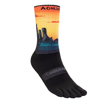 AONIJIE -One Pair Five Toe Socks-Unisex Long Tube - E4843