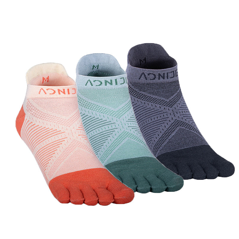 3 Pairs AONIJIE Lightweight Athletic Ankle Toe Socks