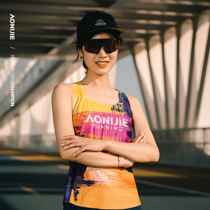 AONIJIE Women Ultralight Quick Dry Sleeveless Tank Top for Running, Ftness, and Competition -FW6236