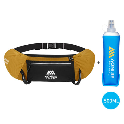 AONIJIE Unisex Running Waist Pack - Hydration Belt with 500ml Flask for Marathon & Training -W8138