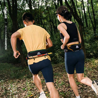 AONIJIE 360° Storage Athletic Belt Bag with 500ml Water Bottle for Running & Sports-W8141