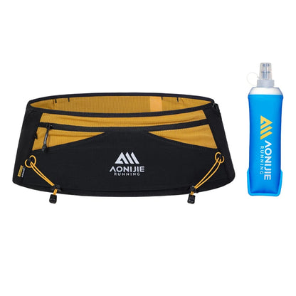 AONIJIE 360° Storage Athletic Belt Bag with 500ml Water Bottle for Running & Sports-W8141