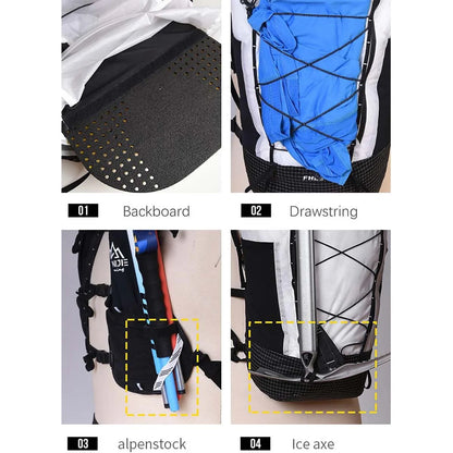 AONIJIE 22L  Durable Cordura Fabric Hiking Backpack  for  Outdoor Camping Climbing Touring-C9115